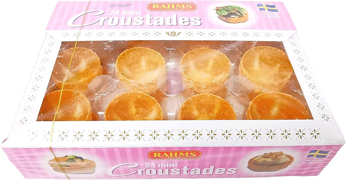 Rahms Mini Croustade Cups - Pack of 2 - 48 cups in total (24 cups per unit)