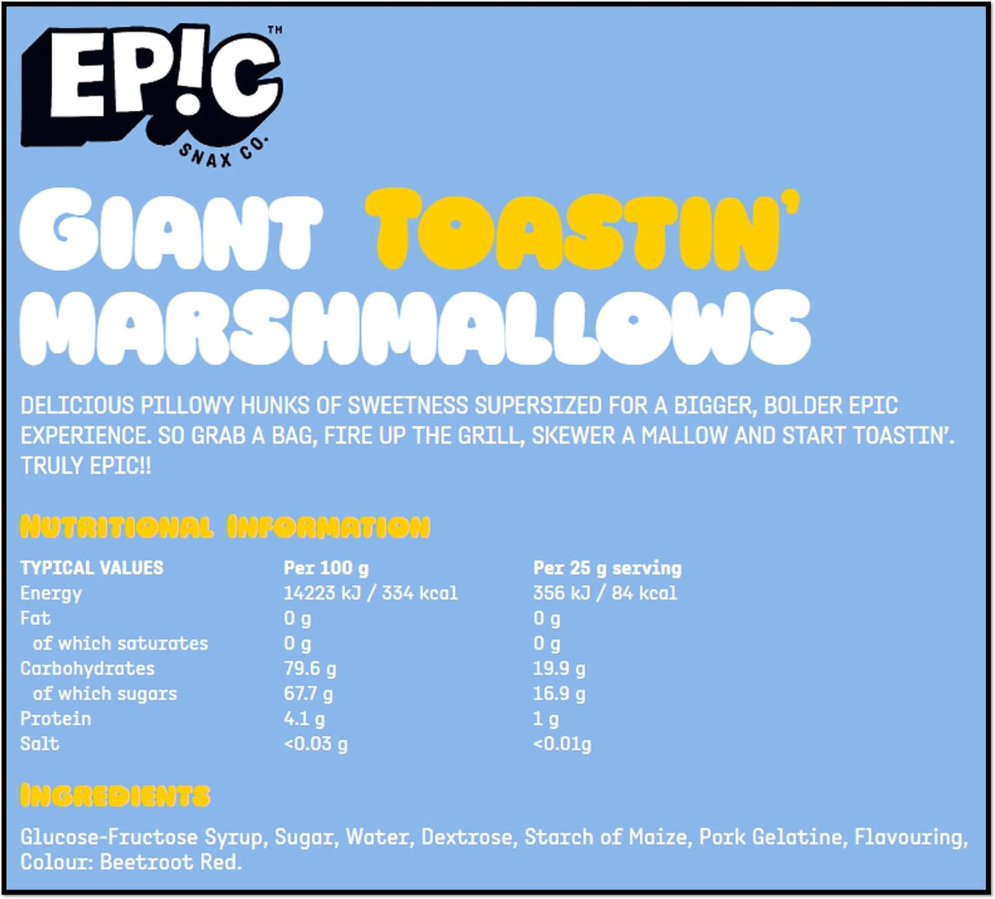 Giant Toasting Marshmallows | Pack of 2