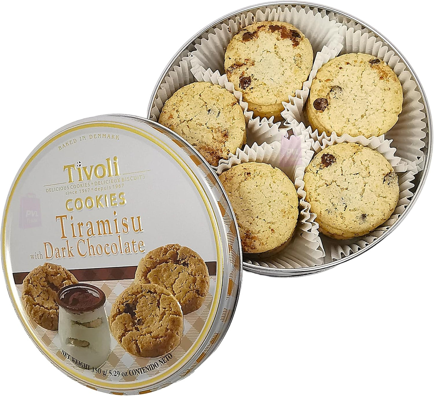 Tivoli Tiramisu Dark Chocolate 150g | Pallet (Email us to negotiate pricing and availability)