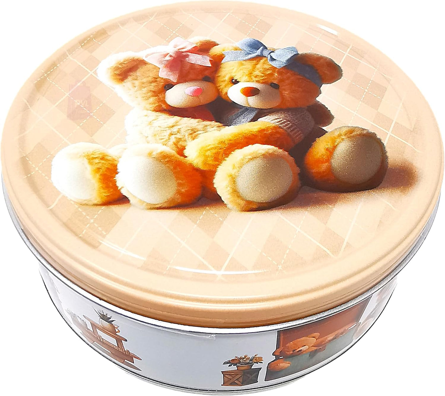 Jacobsen's of Denmark Danish Butter Cookies in Cute Teddies Tin 150g - SMALL TIN SIZE - Lovely Teddies - Biscuit Gift for Women, Men & Kids - Mothers Day Gifts