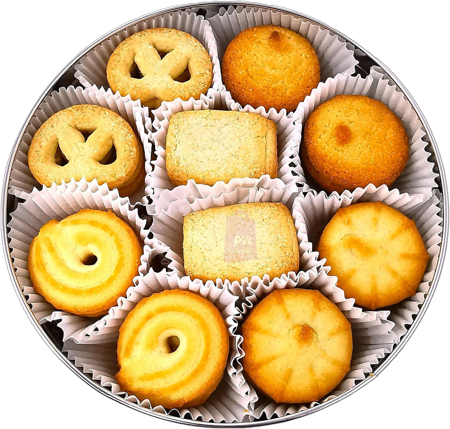 The Original Danish Recipe Butter Cookies Assortment 454g (16 Ounce)