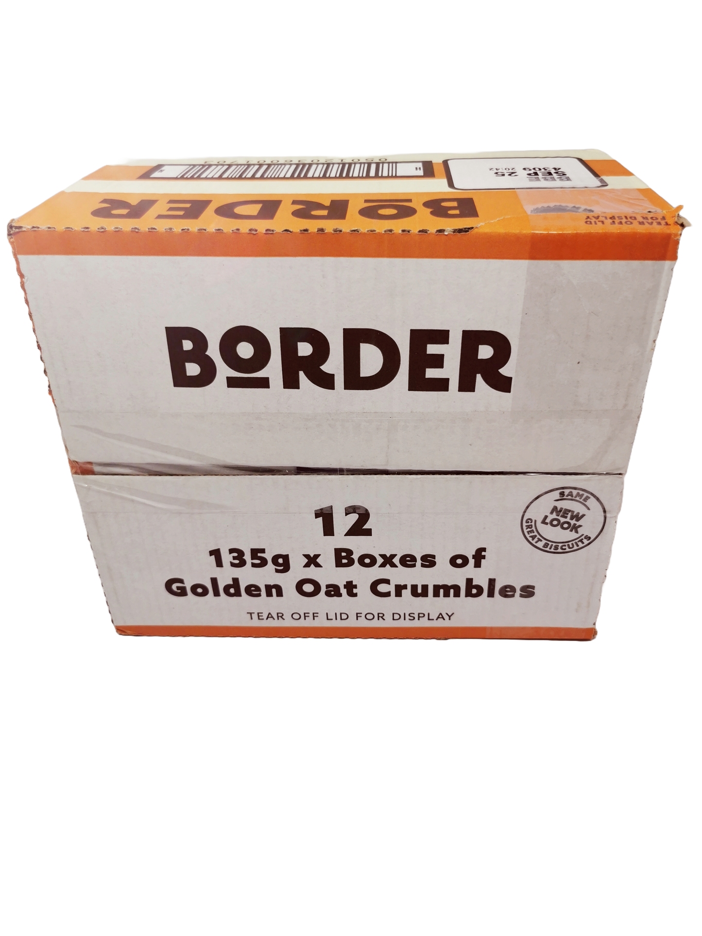 Borders Biscuit Golden Oat Crumbles 135g | Pack of 12