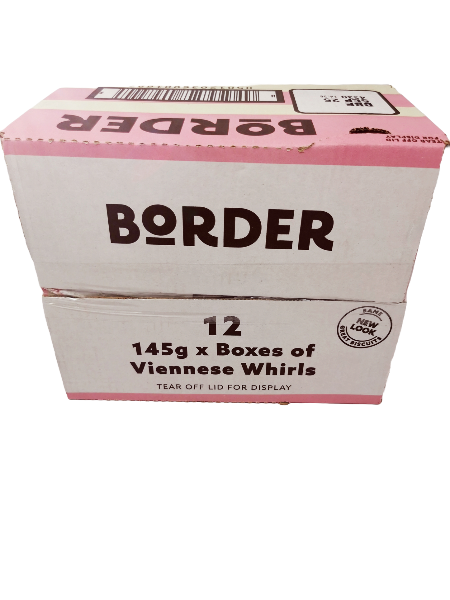 Borders Biscuit Viennese Whirls 145g | Pack of 12