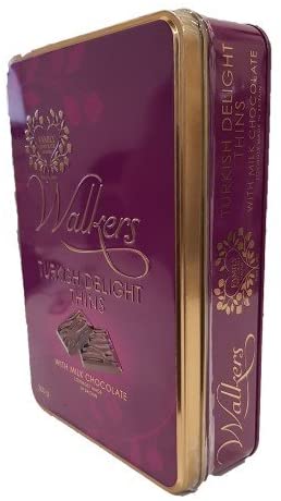 Walkers Milk Chocolate Turkish Delight Thins Tin 270 g