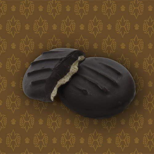 Chocolate Olivers - Dark Choc Biscuits in Gift Tin by Huntley & Palmers