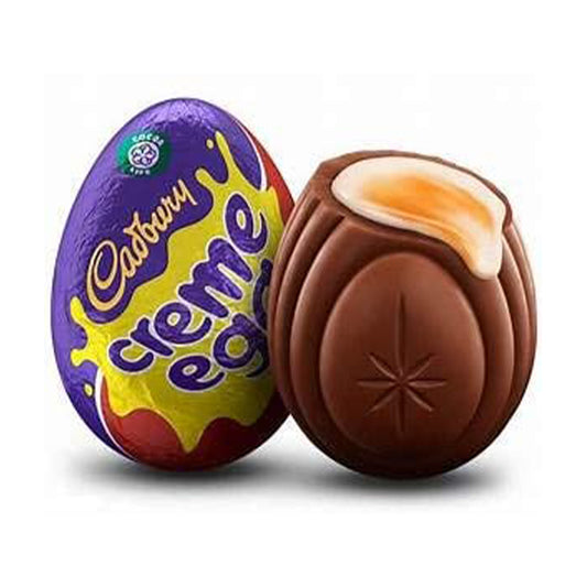 Chocolate Creme Eggs (Pack of 12) Ideal Easter Egg Hunts, Treat Cupboard, Party Bag Filler, Christmas Treat