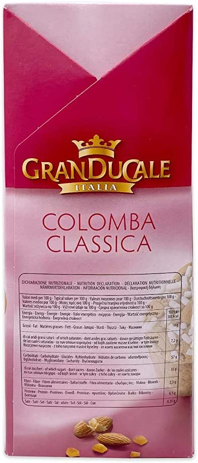 Gran Ducale Colomba Classica - Traditional Italian Easter Cake 1000 grams