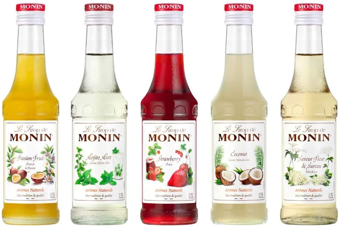 MONIN Premium Cocktail Syrup Gift Set (50mlx5)