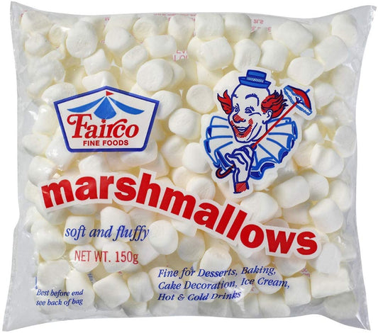 Fairco Fine Foods Mini White Marshmallows (2 x 150g)