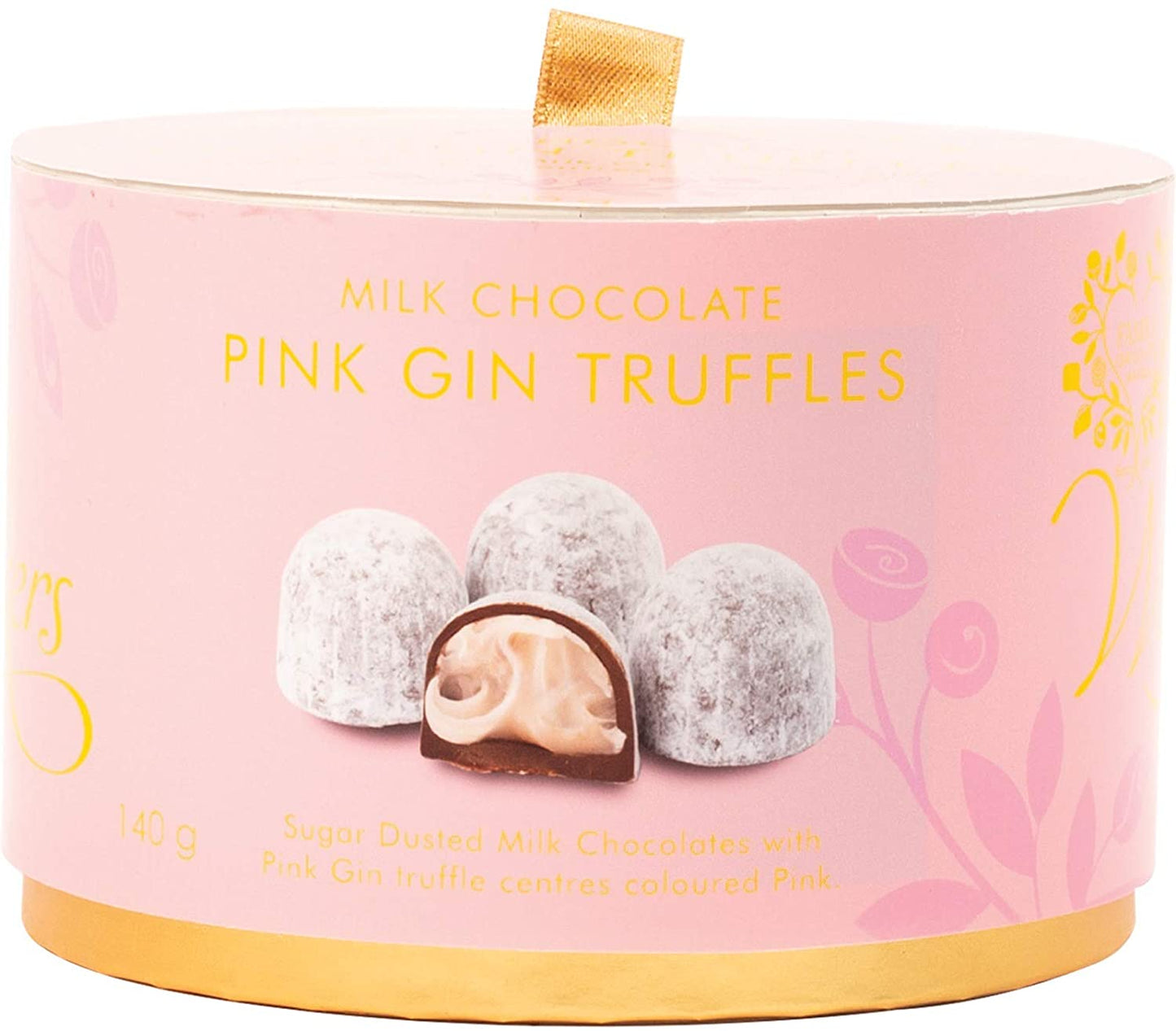 Walkers Pink Gin Milk Chocolate Truffles 140g