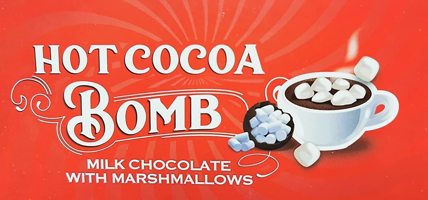 Hot Cocoa Bomb - Milk Chocolate with Marshmallows - Pack of 3