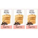 Farmhouse Biscuits - Sugar Free Chocolate Chip Cookies 150g (3 Pack)