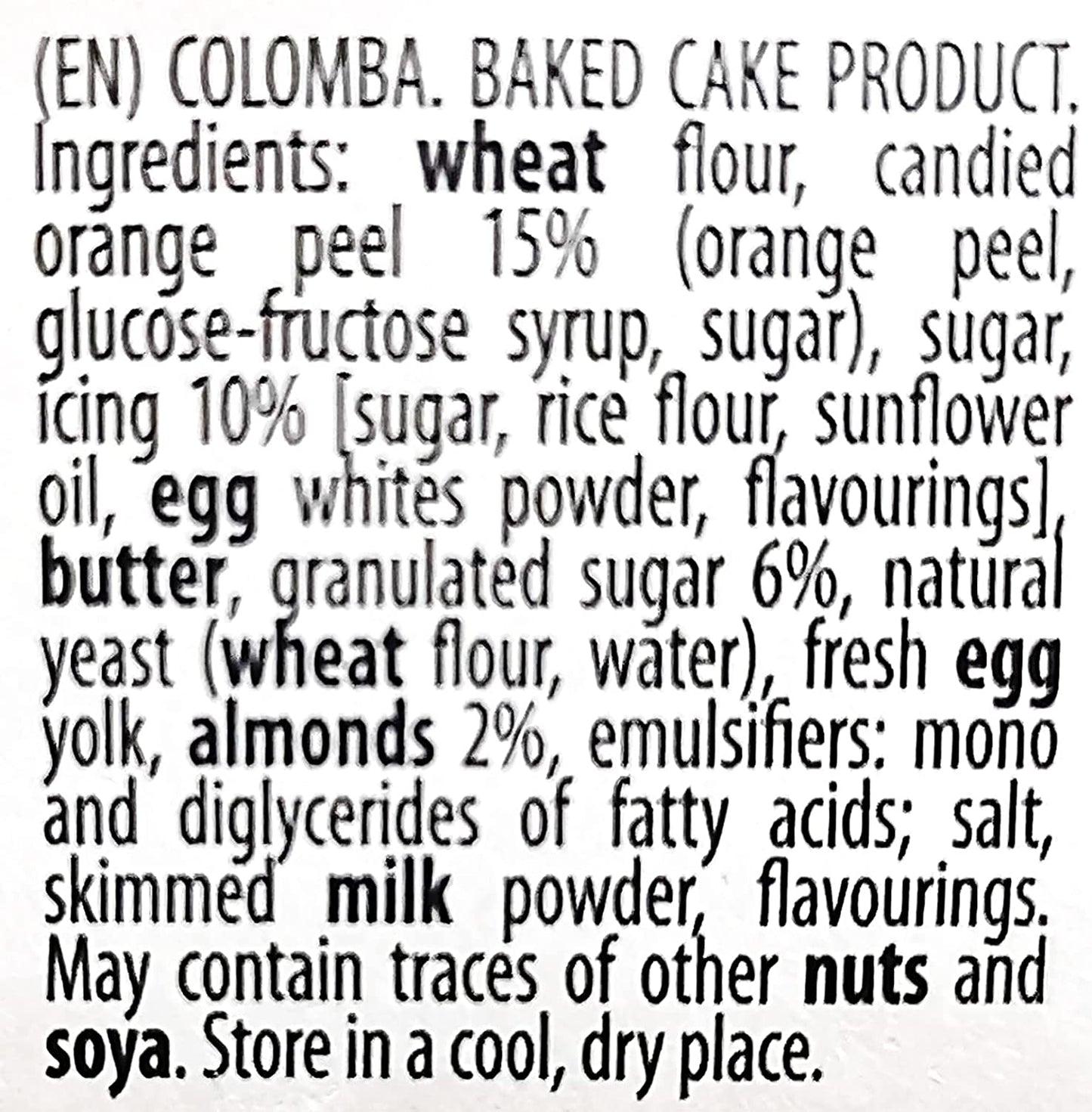 Battistero Colomba Classica - Traditional Italian Easter Cake 1000g