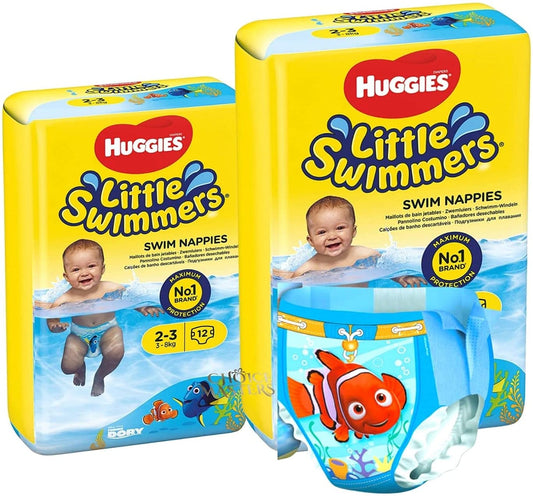 24 x Swimwear Nappies for Size 2-3 (3-8kg), Perfect for Adventurous Babies