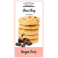 Farmhouse Biscuits - Sugar Free Chocolate Chip Cookies 150g (3 Pack)