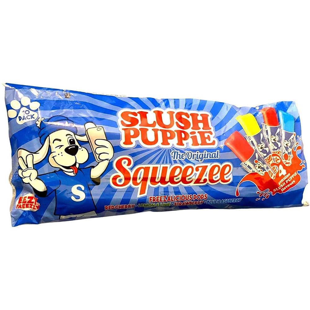 Slush Puppie The Original Squeezee - Pack of 3 (Total of 30 x Freeze Pops 60ml)