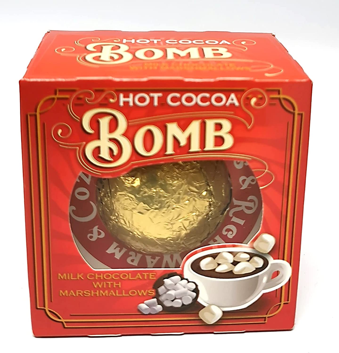 Hot Cocoa Bomb - Milk Chocolate with Marshmallows - Pack of 3