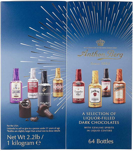 Anthon Berg Liquor-Filled Dark Chocolates - 64 Bottles