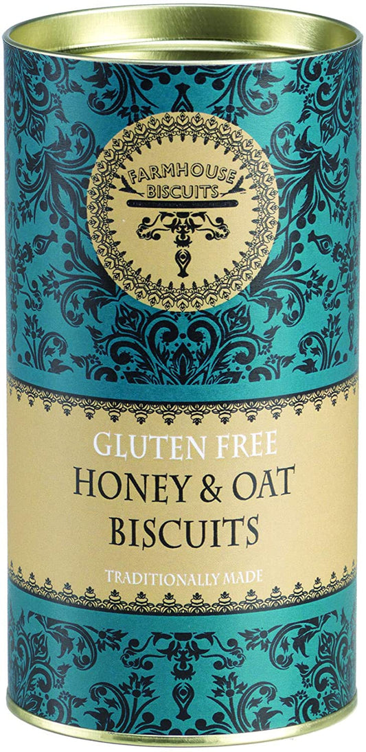 Farmhouse Biscuits GLUTEN FREE GIFT TUBE 150G - Honey & Oat (PACK OF 3)