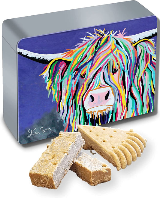 Dean's 'Kev McCoo' Scottish All Butter Shortbread Biscuits Gift Tin Assortment - 400g