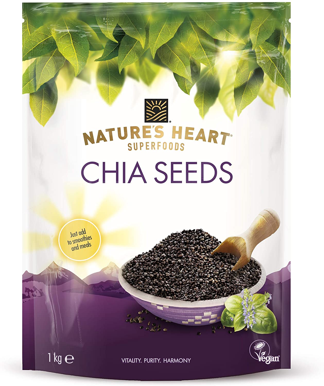 Nature's Heart Chia Seeds 1KG