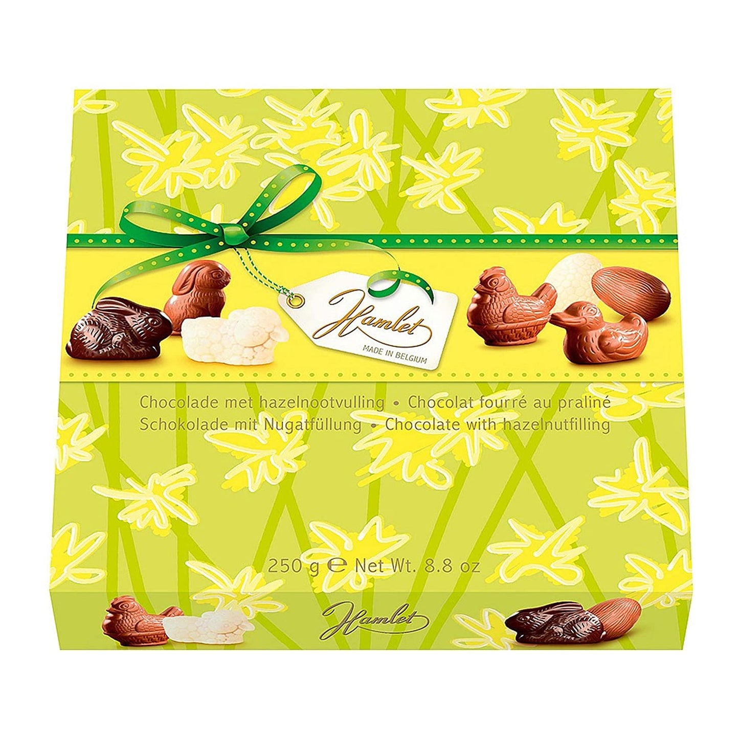 Easter Chocolate Mini Figures with Hazelnut Gift Box - 250g