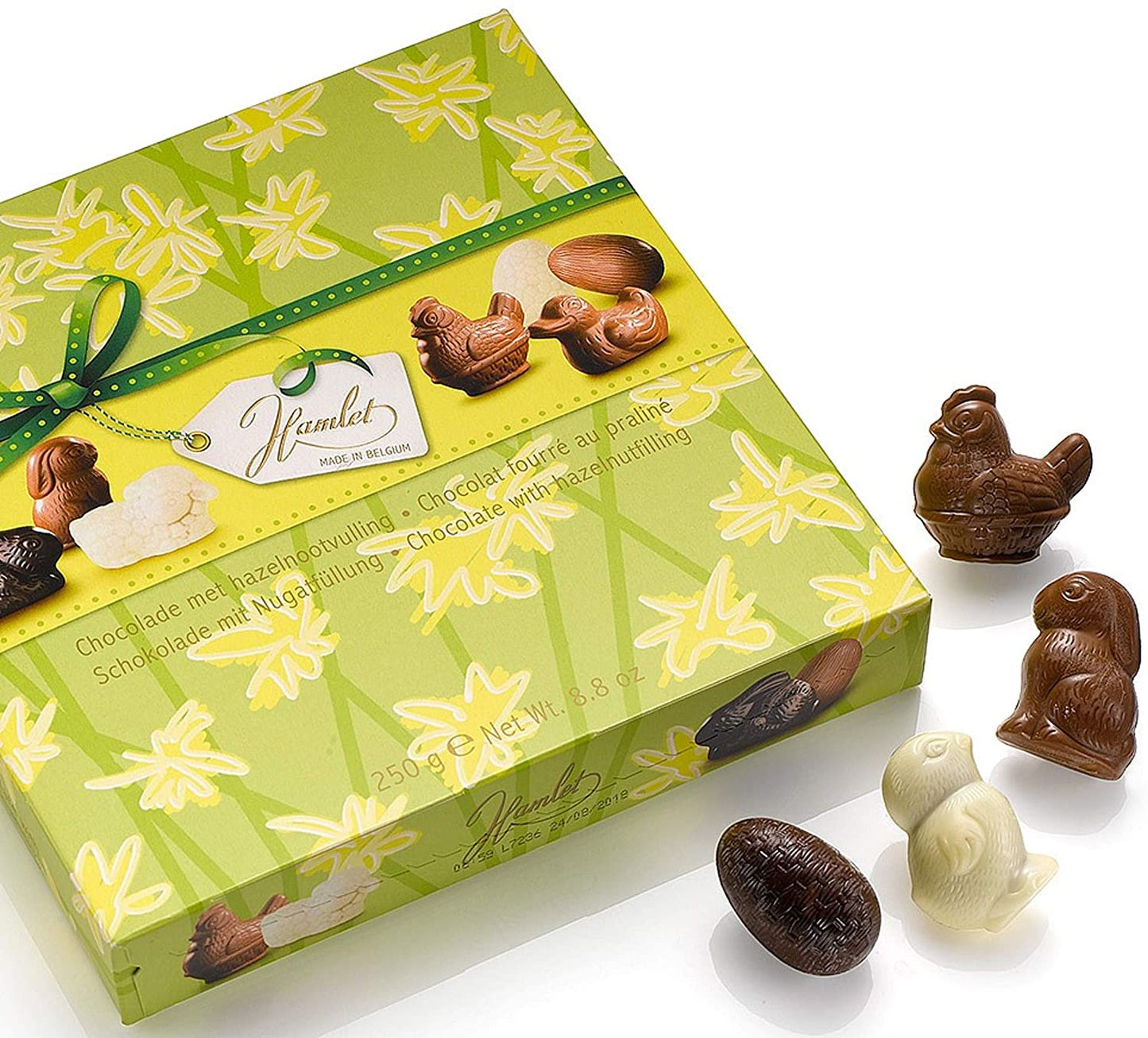 Easter Chocolate Mini Figures with Hazelnut Gift Box - 250g