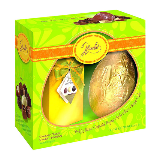 Hamlet Easter Egg with Mixed Chocolate Praline Gift Box - 250g