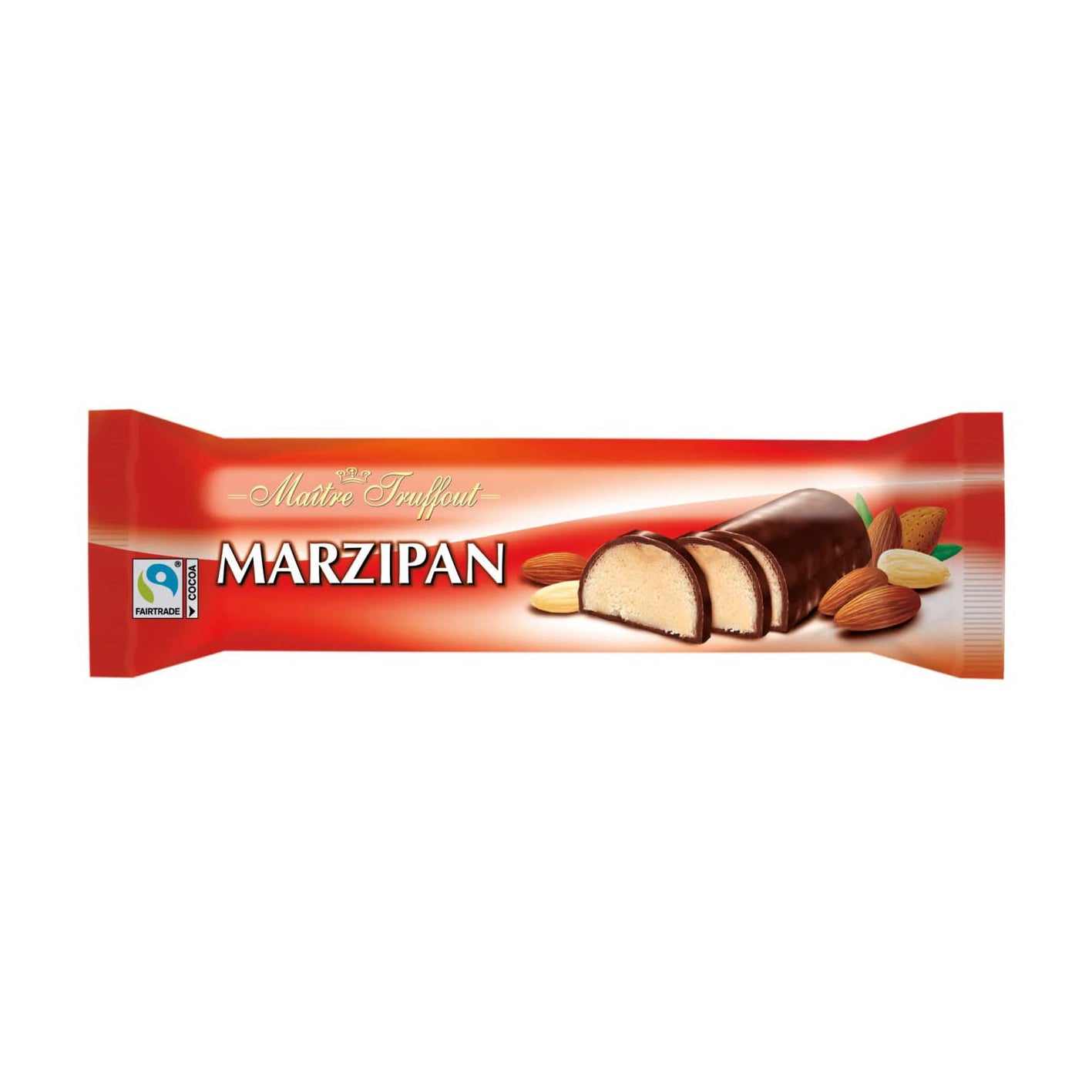 Maître Truffout Marzipan bar with Dark Chocolate 100g