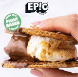 EPIC American Style Large Gluten Free & Vegan Marshmallows (2 x 200g) with Dairy Free Choccy Buttons (25g)