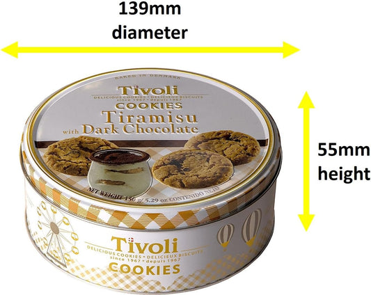 Tivoli Tiramisu Dark Chocolate 150g | Pallet (Email us to negotiate pricing and availability)
