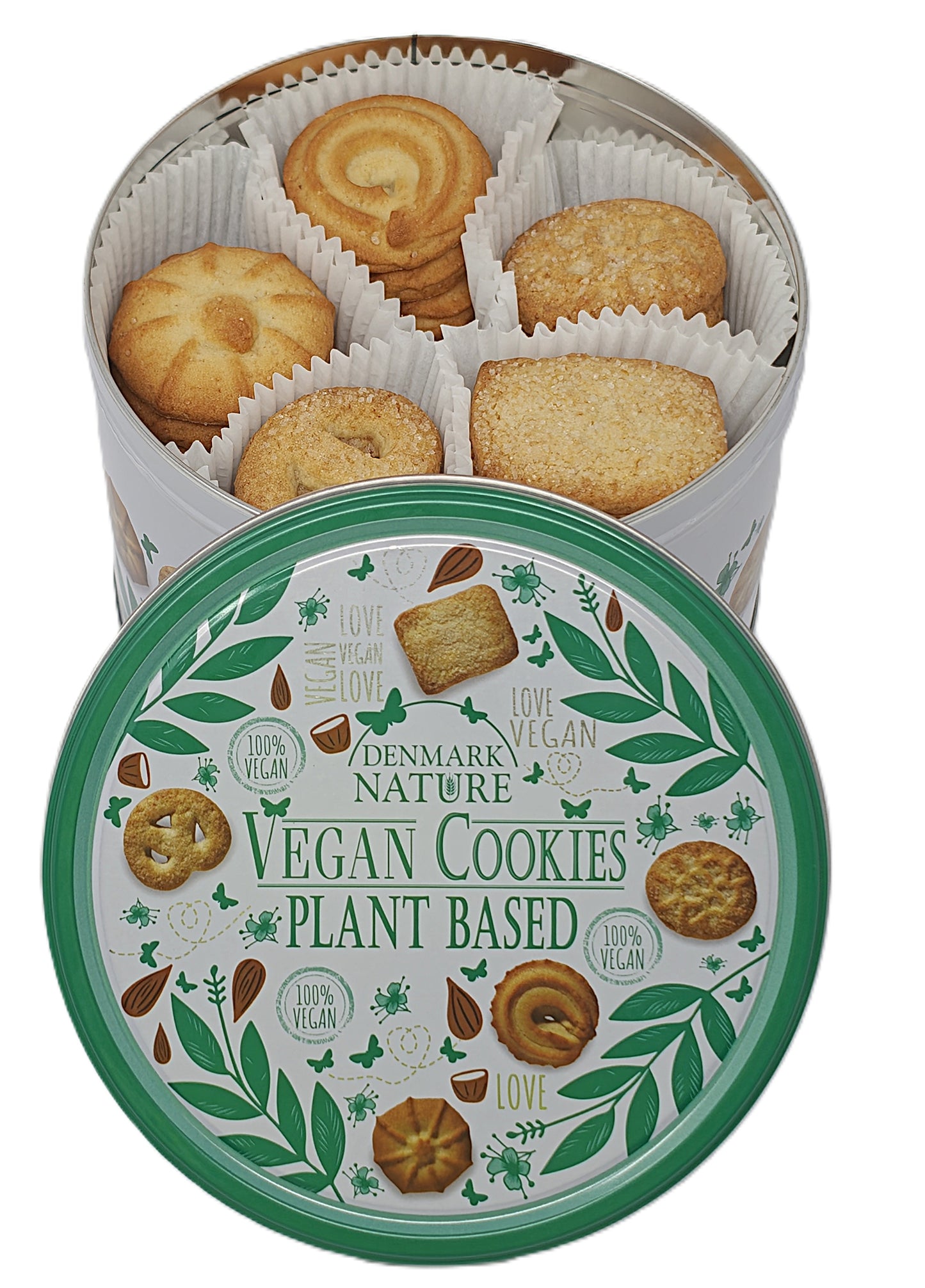 Denmark Nature Vegan Cookies Plant Based Gift Tin  | 300g