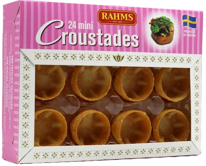 Rahms Mini Croustade Cups - Pack of 2 - 48 cups in total (24 cups per unit)