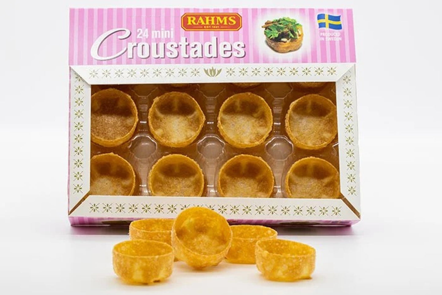 Rahms Mini Croustade Cups - Pack of 2 - 48 cups in total (24 cups per unit)