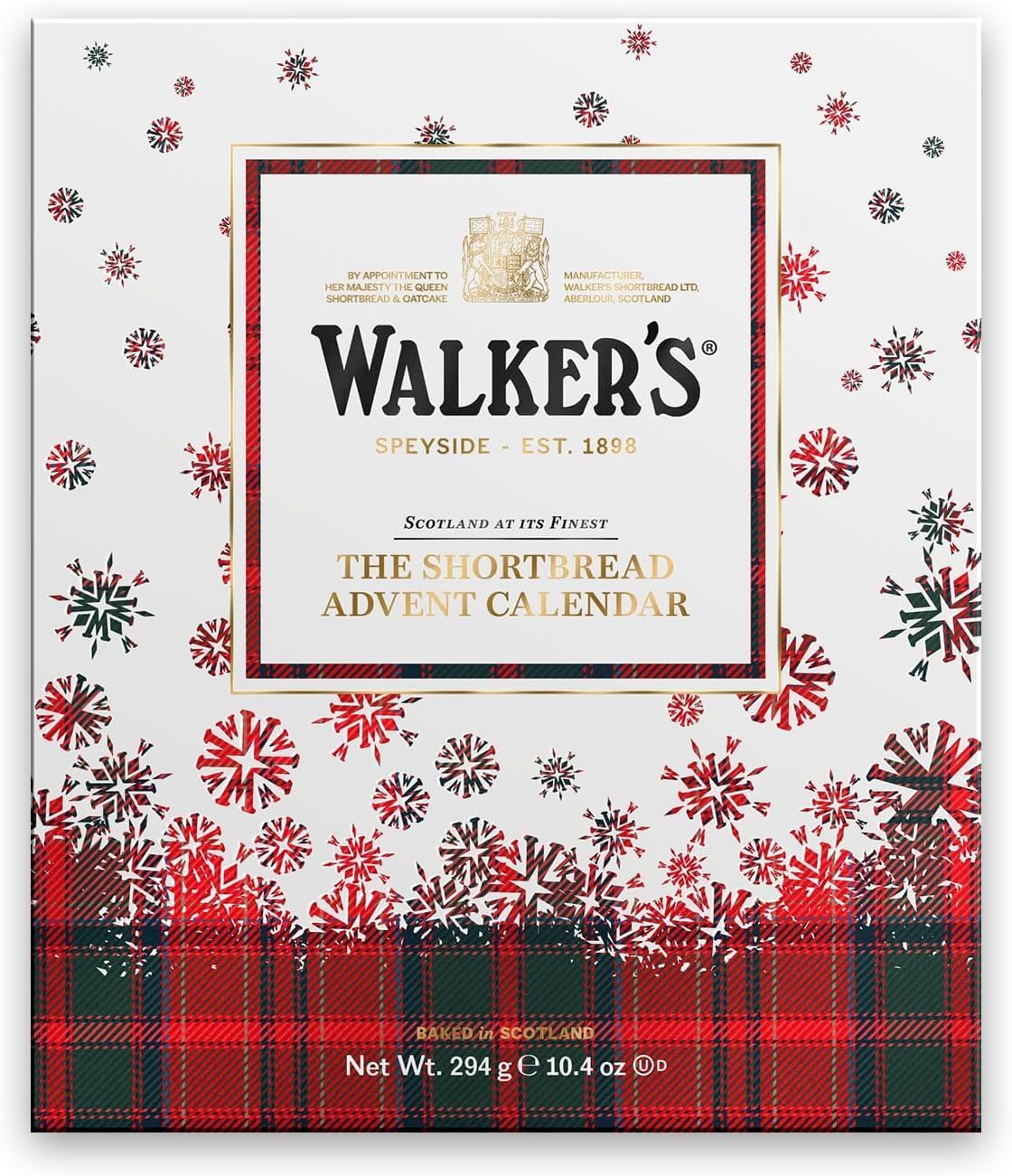 Walkers All Butter Shortbread Advent Calendar Limited Edition 294g