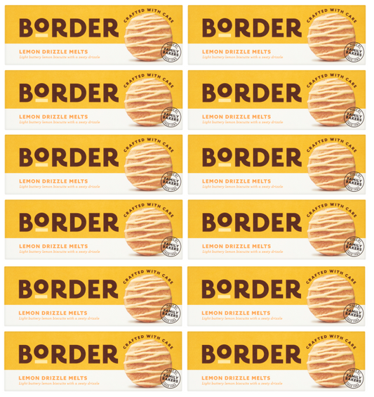 Borders Biscuit Lemon Drizzle 150g | Pack of 12