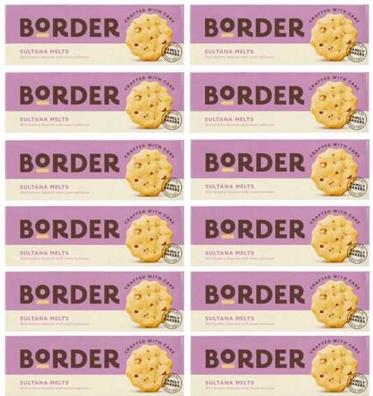 Borders Biscuit Sultana Melt 135g | Pack of 12