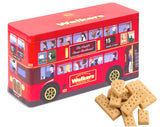 Walkers Shortbread - Pure Butter Mini Shortbread Fingers Scottish Cookie in Red London Bus Gift Tin 250g