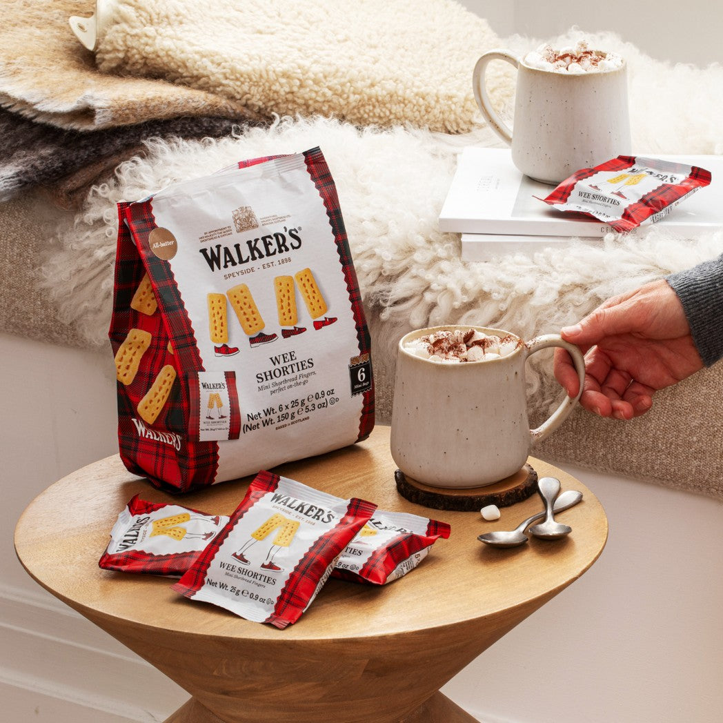 Walkers Shortbread Mini Wee Shorties Multipack (Chocolate Chip, Oat, Fingers) Vegetarians Kosher 3 x 150g