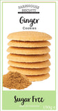 Farmhouse Sugar Free Cookies Selection - Viennese Shorties, Oat Crunch Cookies, Ginger Cookies & Choc Chip Cookies