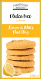 Farmhouse Biscuits Gluten Free Cookies Selection - Choc Chip & Hazelnut, Lemon & White Choc Chip and Oat & Cranberry