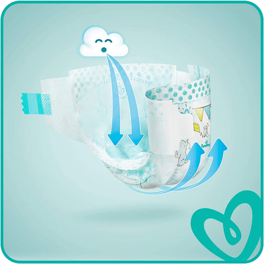 Pampers Baby-Dry Size 5+, 35 Nappies