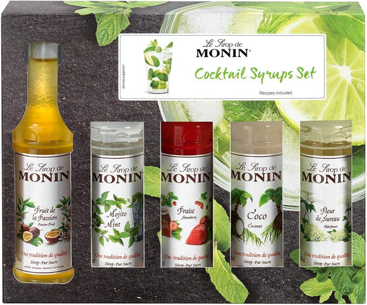 MONIN Premium Cocktail Syrup Gift Set (50mlx5)