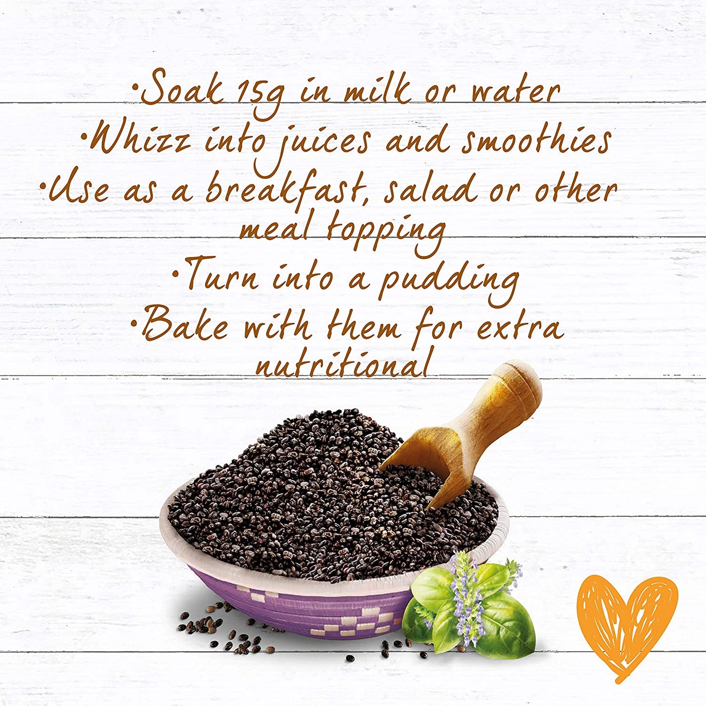 Nature's Heart Chia Seeds 1KG